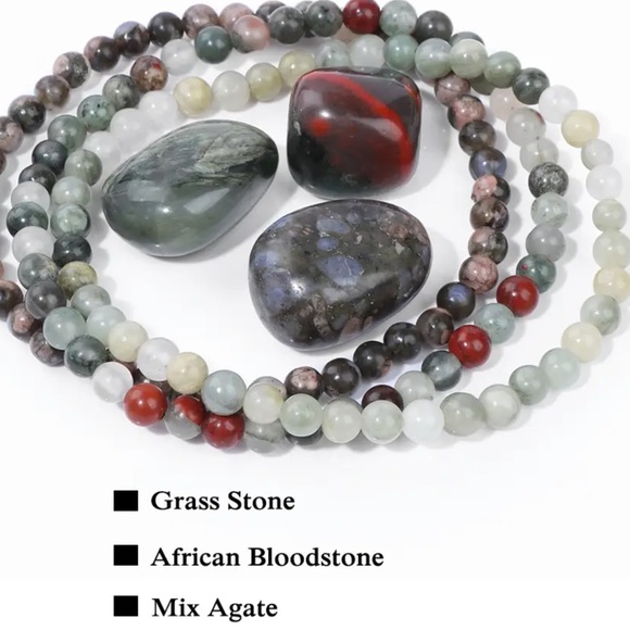 Set of gemstone Bracelets and Gemstones - Picture 6 of 7